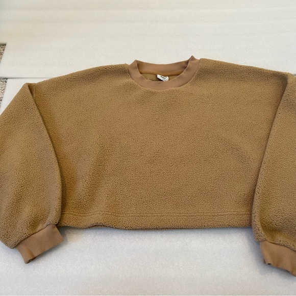 Sunday Best Sweaters - Sunday Best Teddy Crop Lupa Sweater